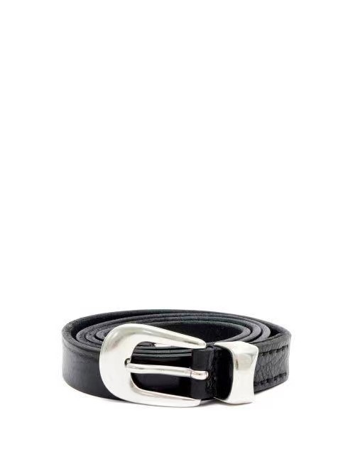 Momoluna Cinturón de piel con hebilla para mujer Cinturón negro de 2 cm