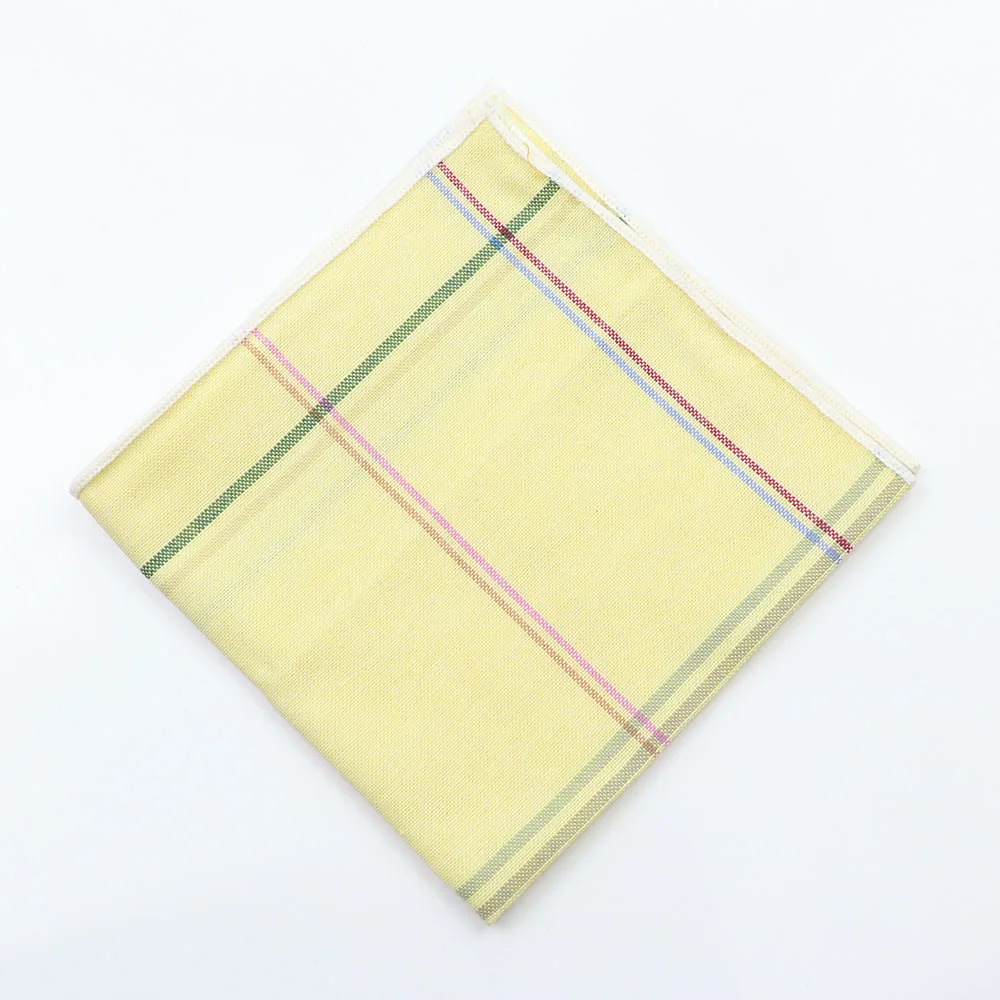 Đầy Màu Sắc Cotton Kẻ Sọc Khăn Tay Chiếc Khăn Cổ Điển Màu Hồng Màu Xanh Toán Hôn Nhân Hankerchiefs Nam Người Đàn Ông Của Kinh Doanh Chất Lượng Cao Phù Hợp Với Túi Khăn Tay Vuông