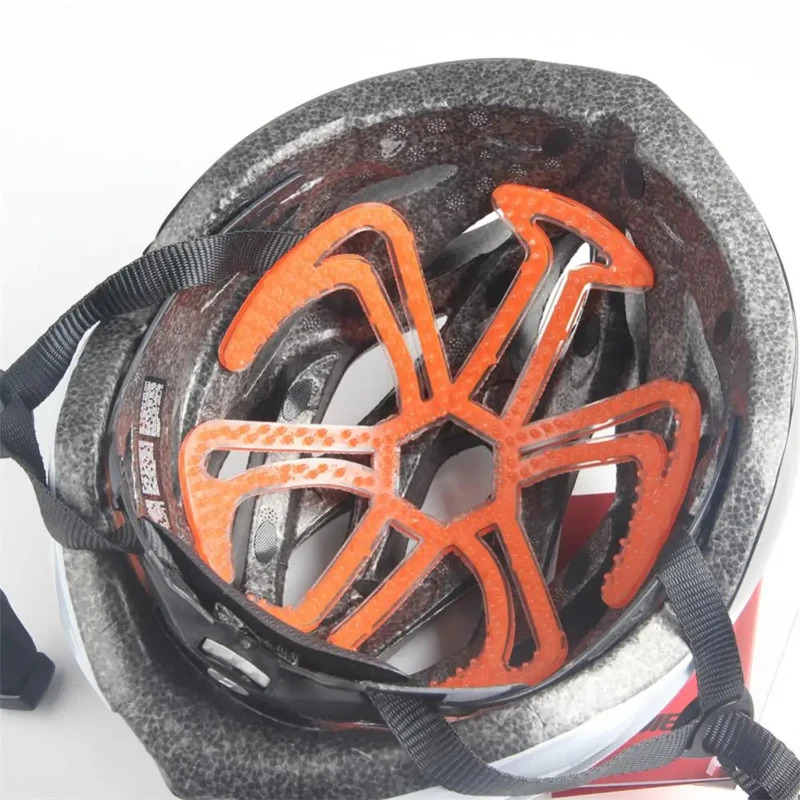 Motorradhelm-Silikonfutter, flexibel, verformungsbeständig, Fahrradhelmfutter, hitzebeständig, gut belüftet, co