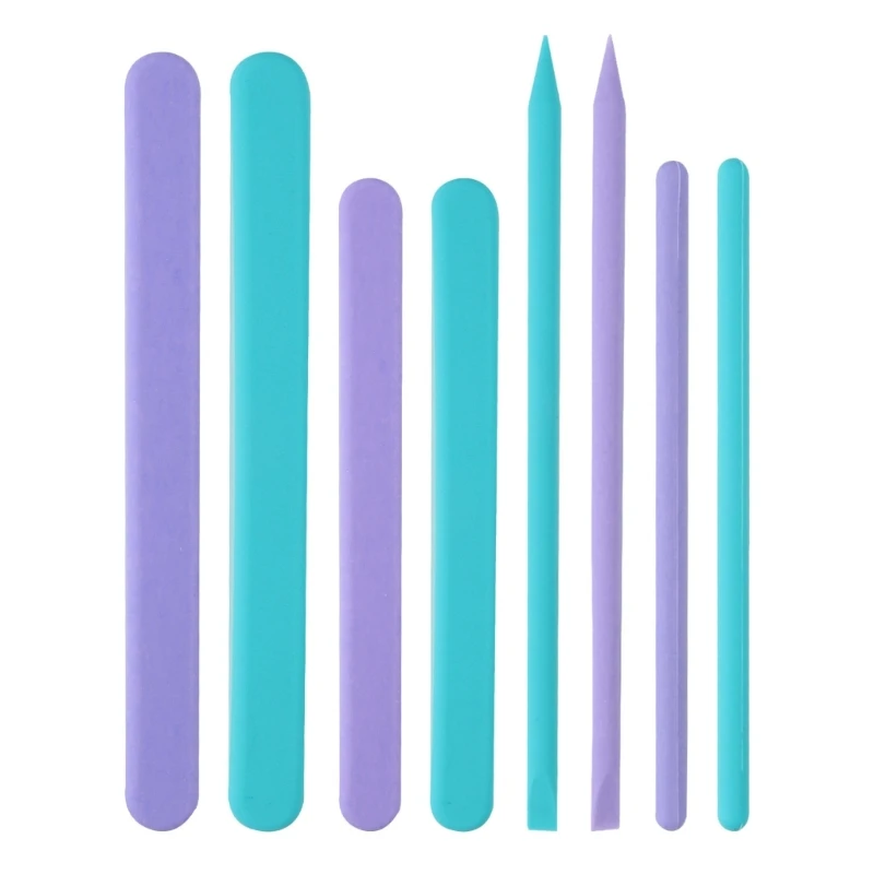Silicone Stir Resin Tools for DIY Craft Jewelry Stirring Rods Reusable Epoxy Liquid Paint Mixing Stirrer