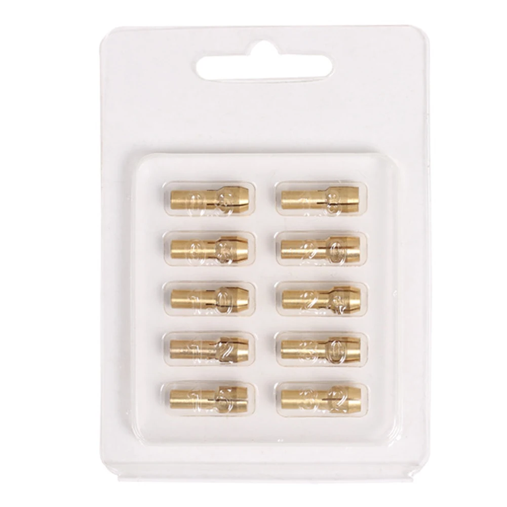 10 stücke Bohrfutter Bits Messing Spann zange Mini Spannfutter für Dremel Dreh werkzeug 4,3mm Durchmesser 0,5mm-3,2mm Strom zubehör