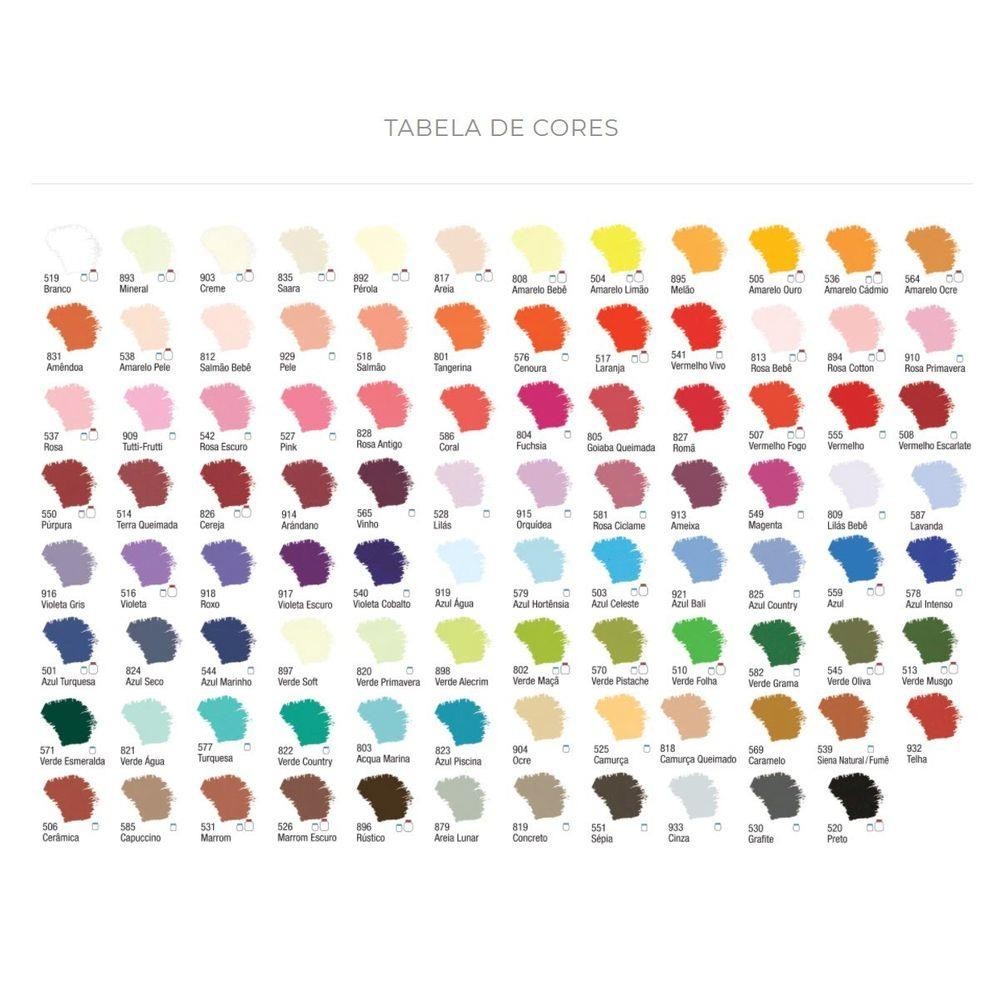 Kit 12 Tinta Acrilica Fosca Para Artesanato 60ml Acrilex Escolha As Cores