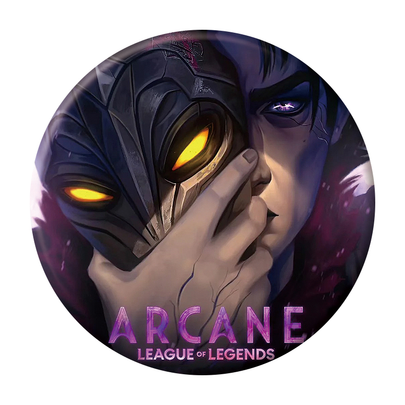 新しい秘術シーズン 2 ボタンピン襟ブローチ Vi ジンクスケイトリン服リーグ伝説のジュエリー装飾ギフト帽子かわいいバッジラペル