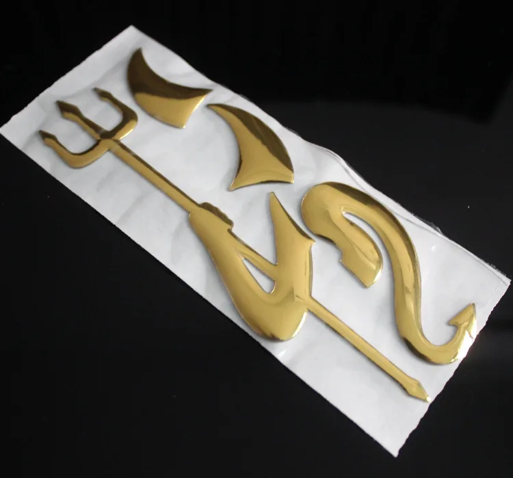 車小悪魔パターン悪魔ホーンステッカー 3d 反射デカール防水シュコダオクタマツダアウディルノーメガーヌゴルフ