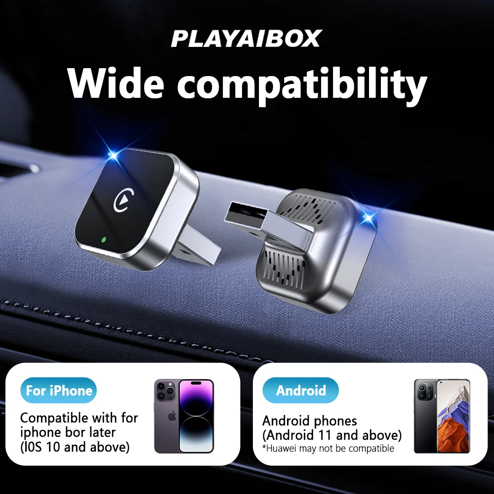Cabo para caixa carplay sem fio 2 em 1 carplay e android auto mini adaptador plug & plug para mazda subaru audi mazda toyota vw mg kia