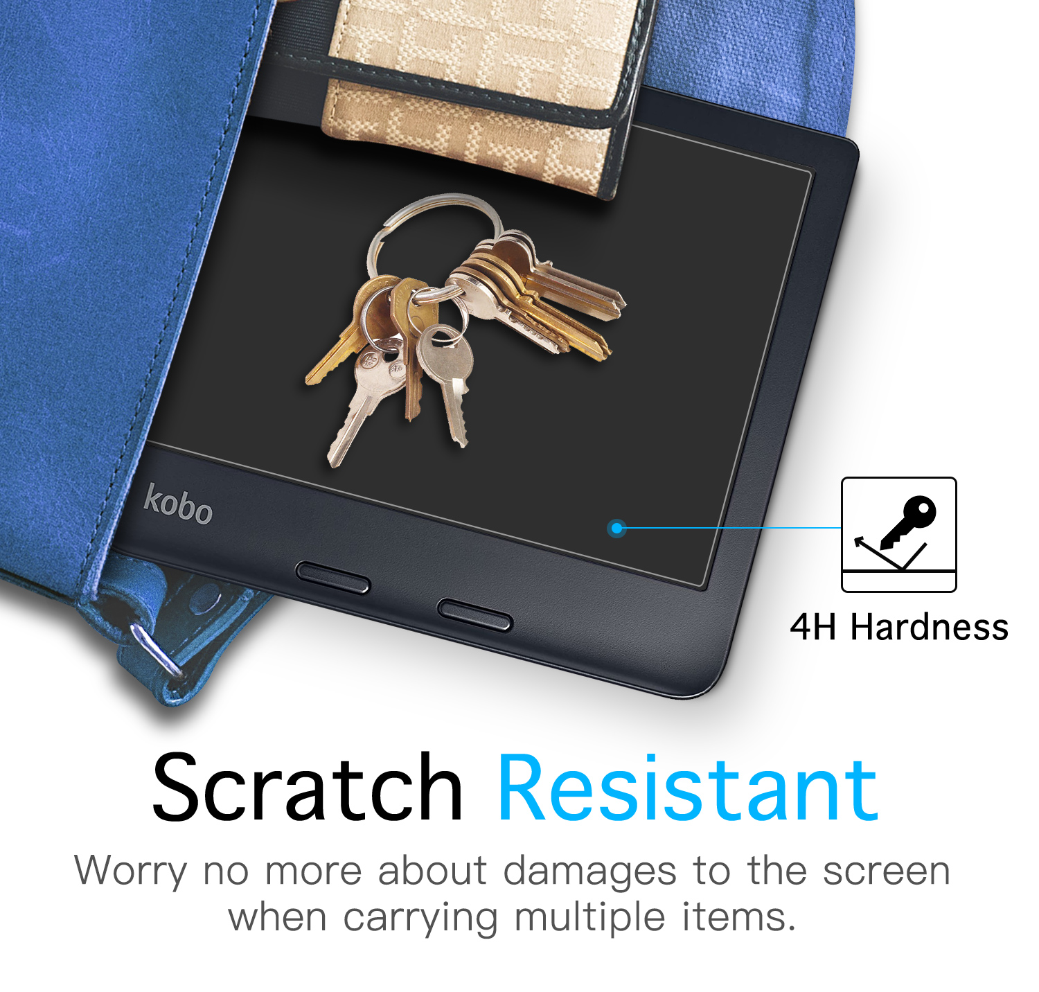 Комплект из 2 матовых защитных пленок MoKo подходит для Kobo Libra Color, 7 дюймов, 2024/Kobo Clara Color, 6 дюймов, 2024, антибликовый ПЭТ премиум-класса Sc