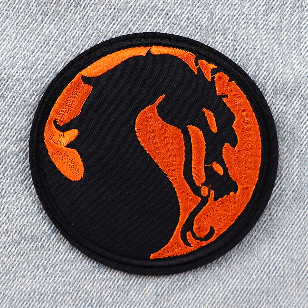 Spielserie Patches auf Kleidung Cartoon Drache bestickte Patches Wolf Nähen Abzeichen Eisen auf Patch DIY Kleidung Zubehör