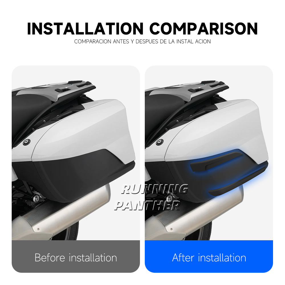 オートバイアクセサリーサイドボックス衝突防止装置パニアプロテクター BMW R 1200 1250 RT R1200RT R1250RT K1600GT K1600GTL