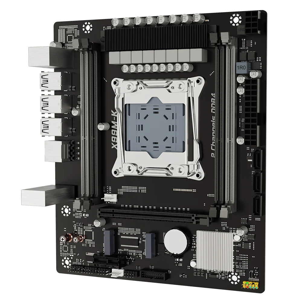 X99 8-фазный LGA2011-3 Комплект Xeon E5 2630 V4 16G=2*8G DDR4 RAM REG ECC Память NAME/NGFF SATA M.2 WIFI M.2 Для игрового компьютера