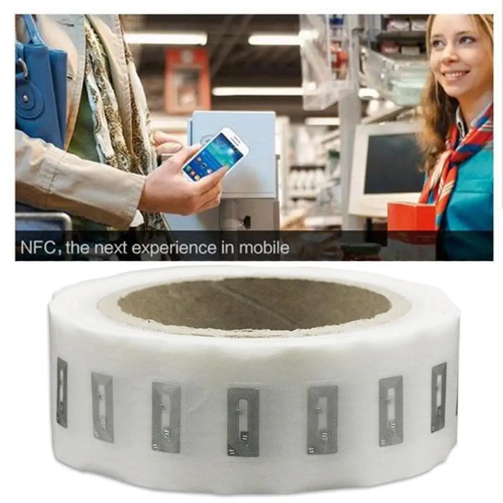 10 stks NFC Chip Ntag213 Sticker Natte Inlay 13.56 MHz NTAG213 Label Antenne Wifi NFC Tag 2*1 cm Wifi Tag Tag Sticker Tag Nfs NFC D8E8