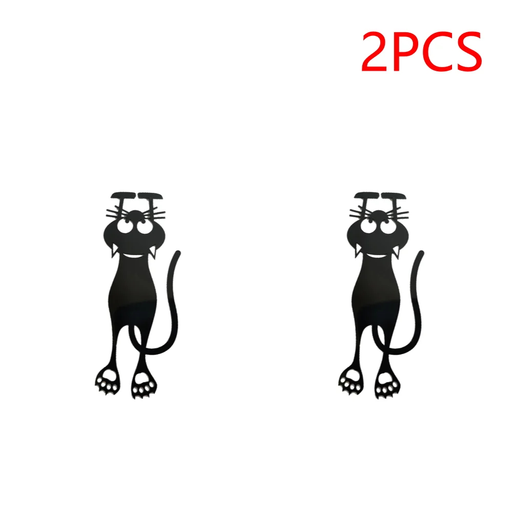 Creative hollowed-out black cat bookmarks, suitable for office, home and school supplies - the perfect gift for book lovers