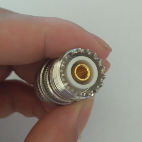 1 stücke neue N Stecker auf UHF SO-239 SO239 Weibliche Jack Coaxia Gerade RF Adapter Anschlüsse