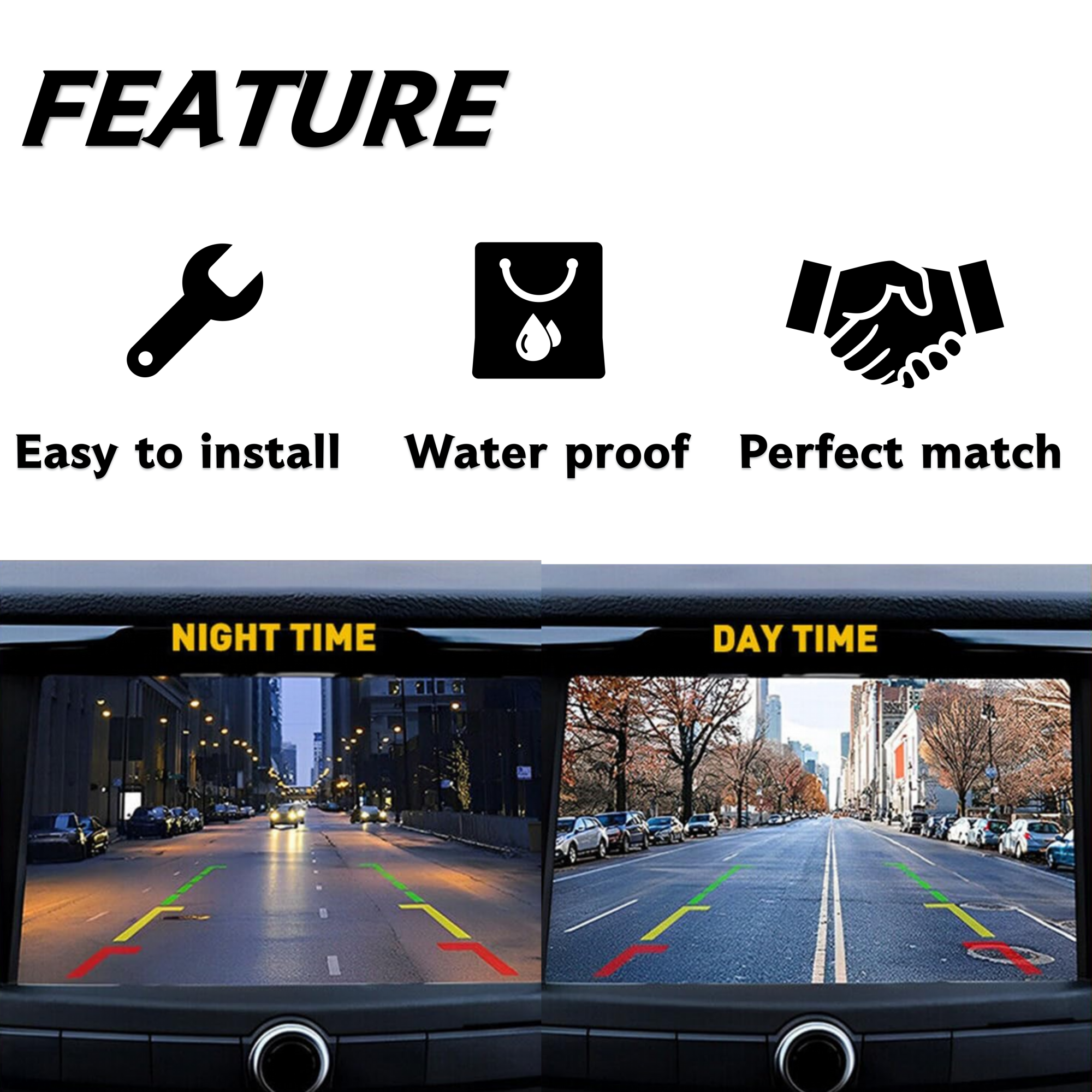 Car Reverse Assist Camera ES7Z-19G490-A for Ford Fusion 2013-2016 Mondeo Rear View Backup parking Monitor DS7Z19G490A