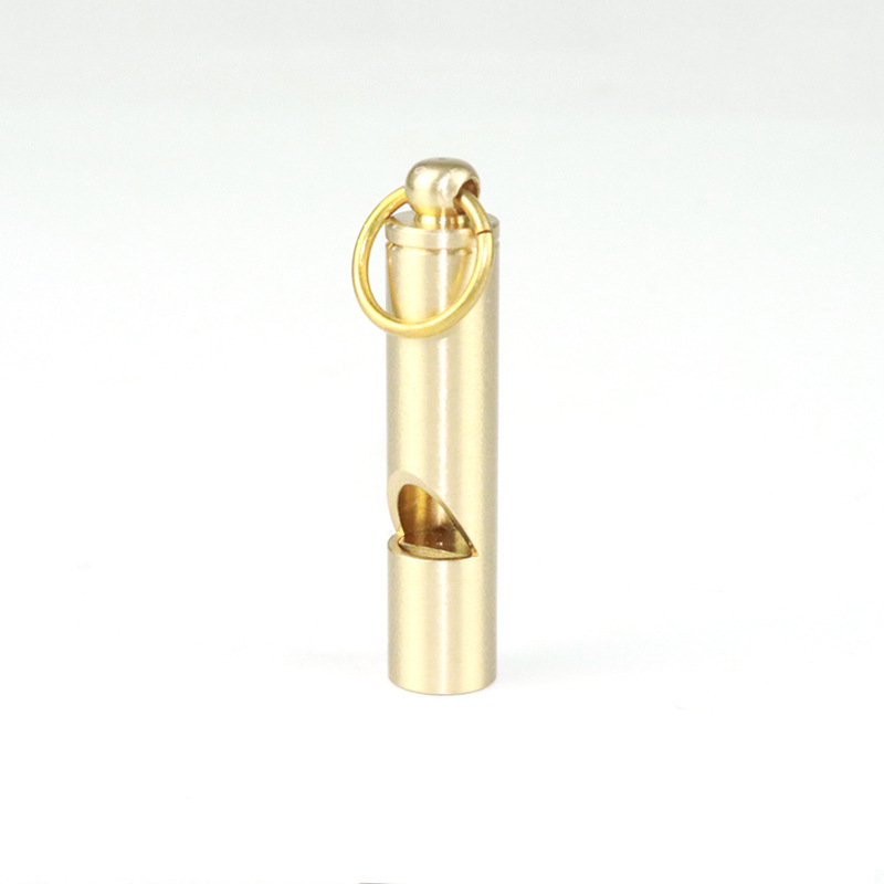 Multifunktions Messing Notfall Überleben Pfeife Tragbare Schlüsselbund Outdoor Werkzeuge Training Pfeife für Camping Wandern