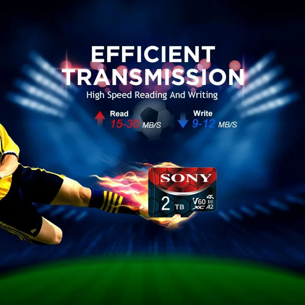 Choice SONY Micro Cards High Speed 2TB Memory Card 128GB Class10 V60 1TB 512GB for XIAOMI Phone/Computer/Camera Dropshipping