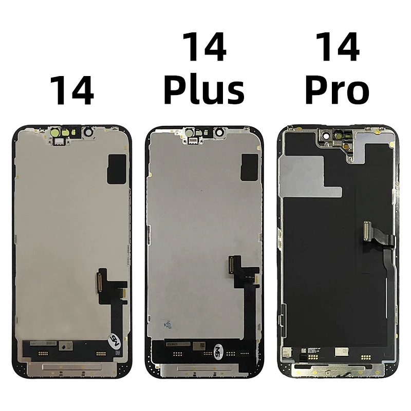 AAA ++ OLEDสําหรับiPhone 13 Pro Max LCD 13 Mini 13 LCD Digitizerหน้าจอสัมผัสสําหรับiPhone 14 Pro Max 14 Plus 15 ProจอแสดงผลLCD