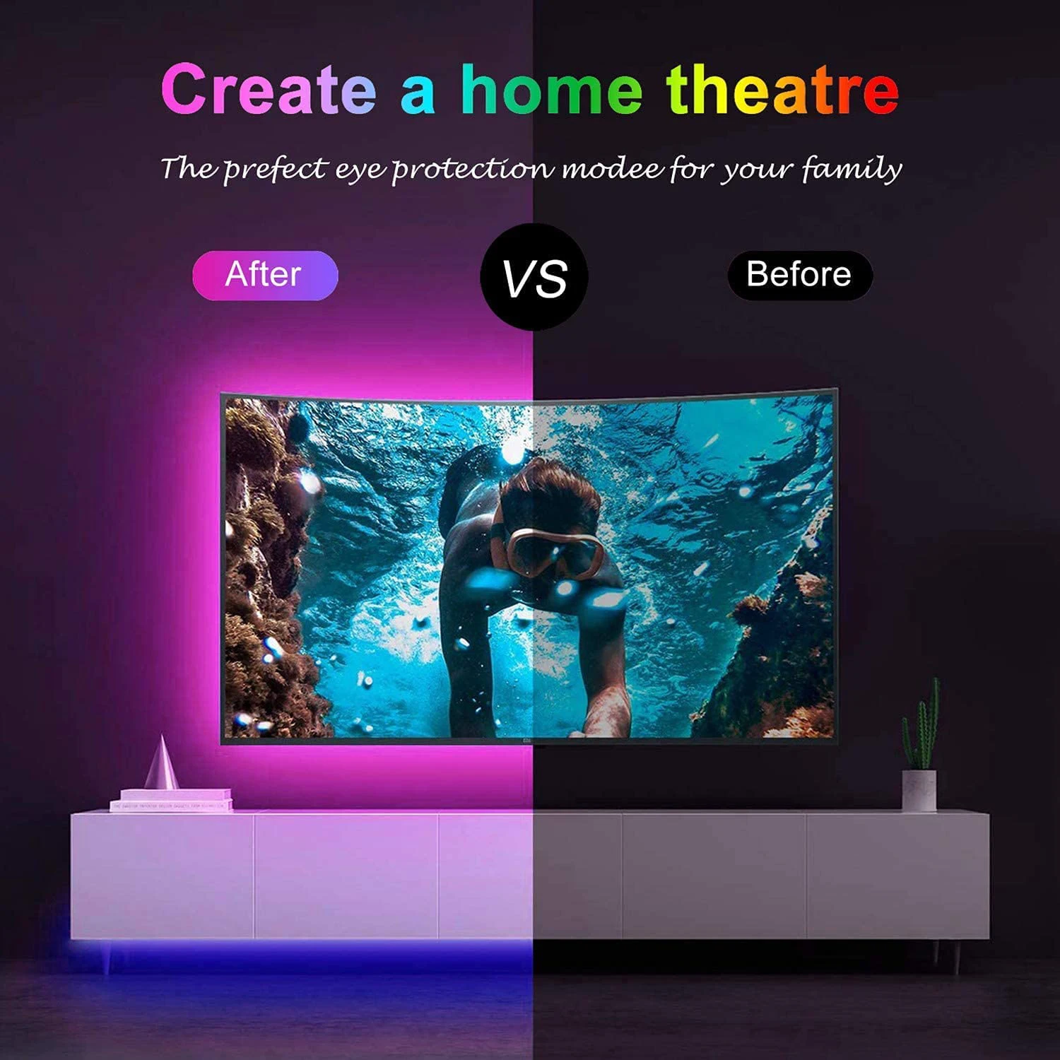 ไฟ LED RGB LED Strip เพลงซิงค์ไฟ LED สําหรับทีวี USB 5V LED เทปริบบิ้นสําหรับ TV Backlight ห้องนอนตกแต่ง