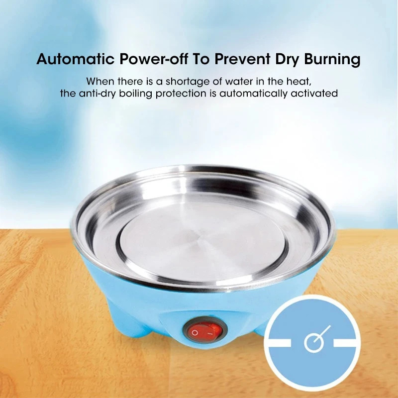 Egg Cooker Automatic Power Off Home Small 1-person Multi-Functional Steamed Egg Custard Boiled Egg Machine Breakfast Artifact