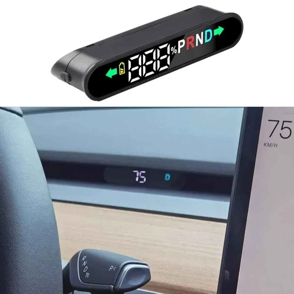 Pantalla frontal para Tesla Model Y HUD, velocímetro de pantalla frontal dedicado para Tesla Model 3, accesorios para coche TESLA Model 3