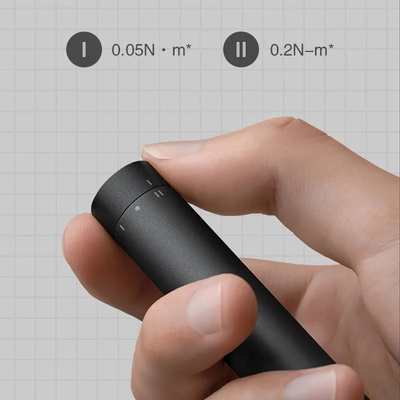 Xiaomi Mijia Kit cacciavite elettrico di precisione 2 Controllo coppia ingranaggi 400 Vite 1 Tipo-C Custodia magnetica ricaricabile in alluminio MI