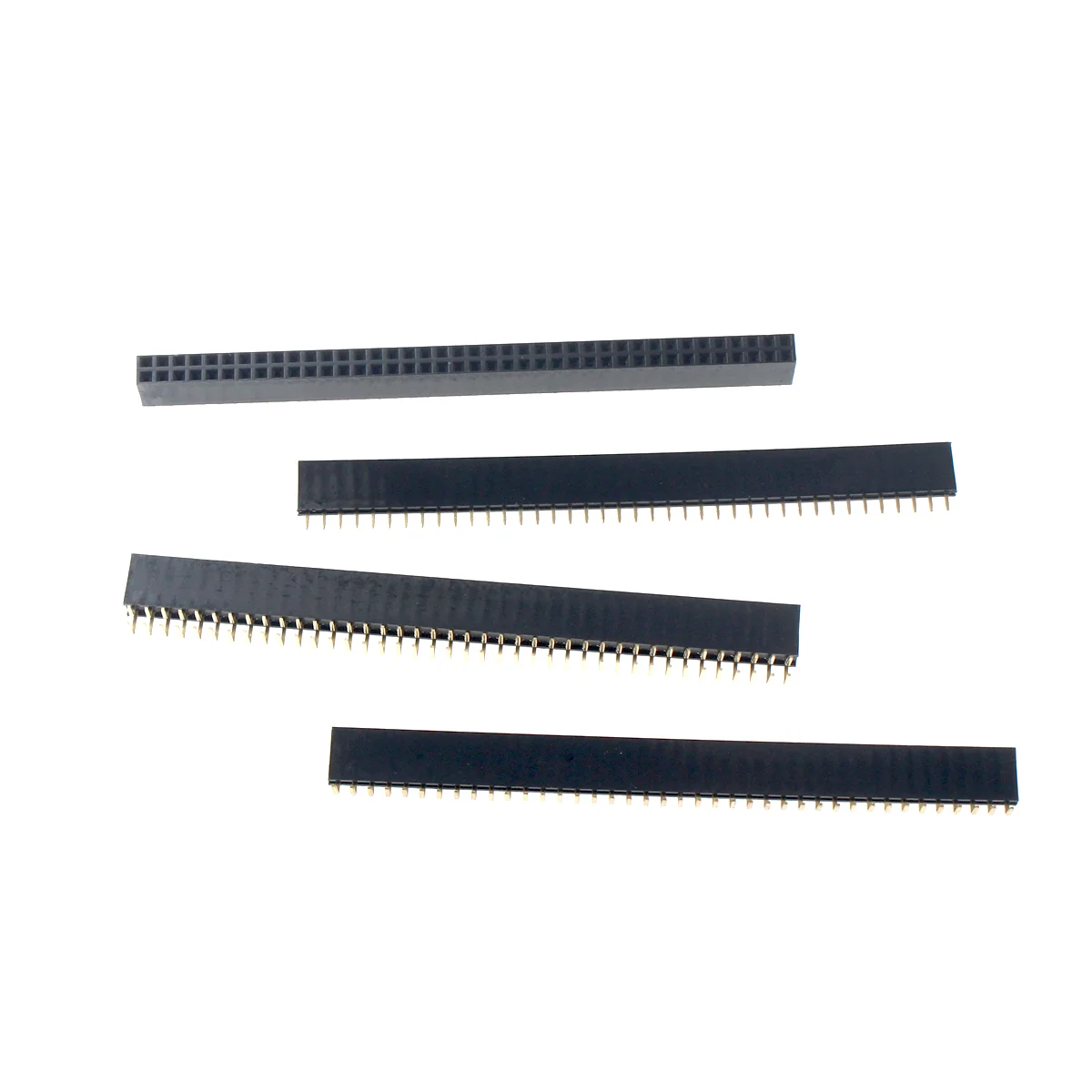 20/10/5/2PCS 1x40 2x40 Pin 2.54 mm Right Angle Single double Row Pin Header Male 90 degrees Needle Connector 2.54mm 1*40 2*40