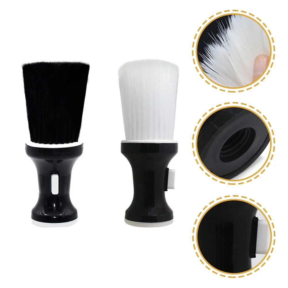 Kapper Gebroken Haar Stofdoek Borstel Zwart Kappers Veeg Hals Haar Reiniging Stofdoek Haar Knippen Scheerkwast Styling Tools