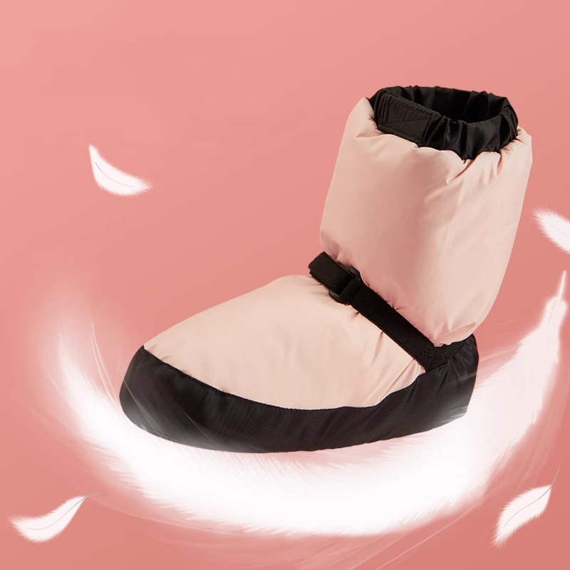Botas quentes de dança para crianças e meninas, sapatilhas de balé de inverno para praticar dança, sapatilhas profissionais para meninas