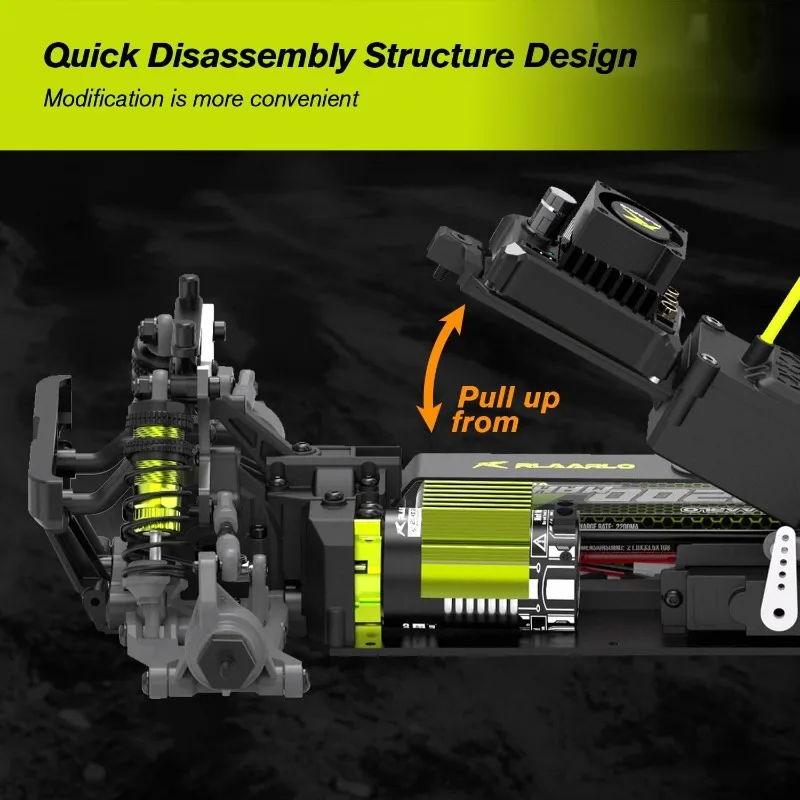 Remote Control Car Hobby Off-Road Remote Brushless Fast RC Cars for Adults, Top Speed 60+ MPH RC Truck,