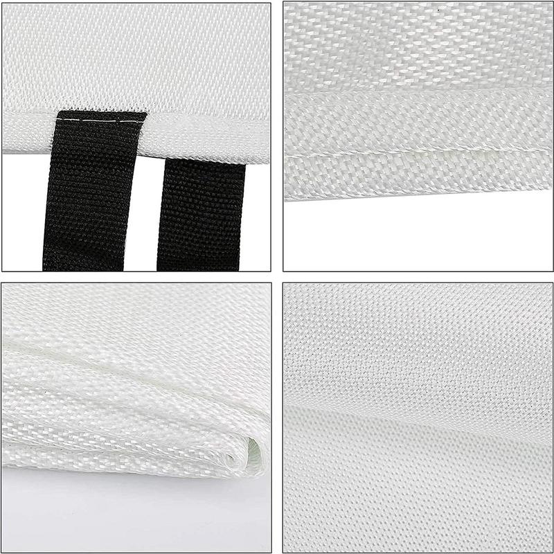 Fire Blanket Fire Blankets To Smother A Kitchen Fire 1x1m Fire Retardant Blanket Fire Suppression Blanket For Camping Grill Car