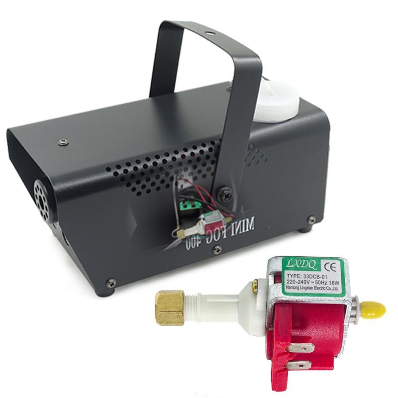 Máquina de fumaça e neblina, 400w, 500w, 16w, 33dcb, bomba de óleo para acessórios, fogger eletromagnético, aparelho atomizador, peça de motor