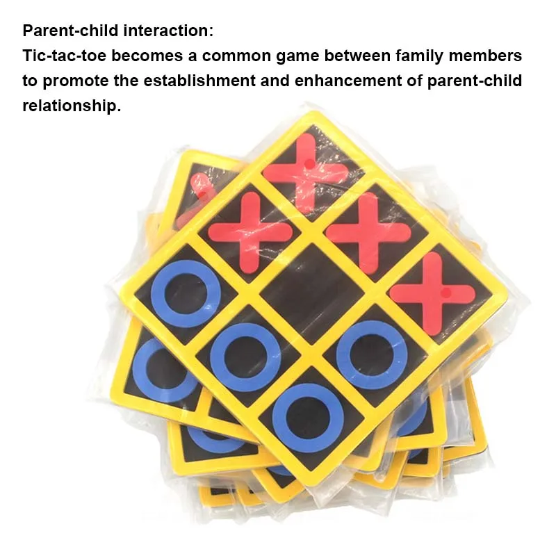Tic Tac Toe Toy Klasyczna przenośna i ponadczasowa gra strategiczna dla wszystkich grup wiekowych