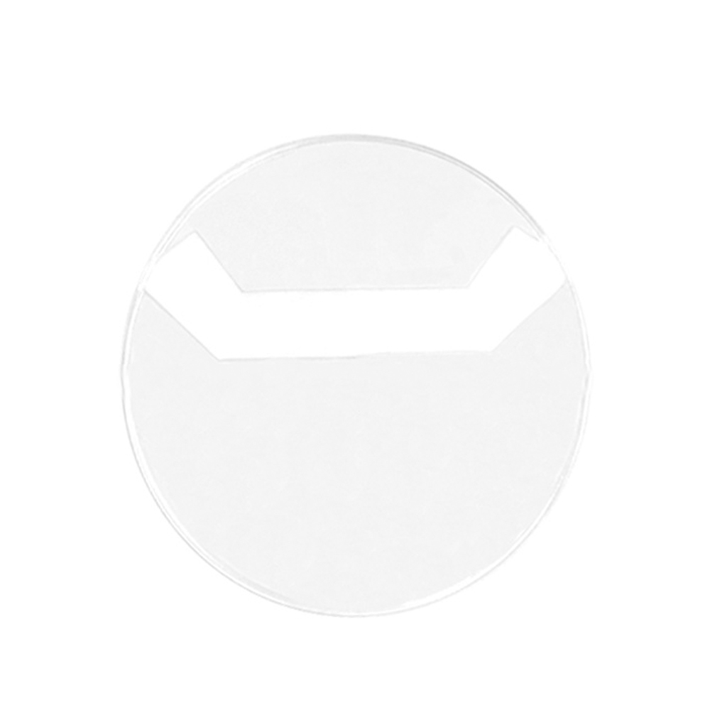 5PCS Transparent Badge Display Sleeve Round Card Storage Case Anime Badges Decoration Protective Sleeve Badge Protector Case