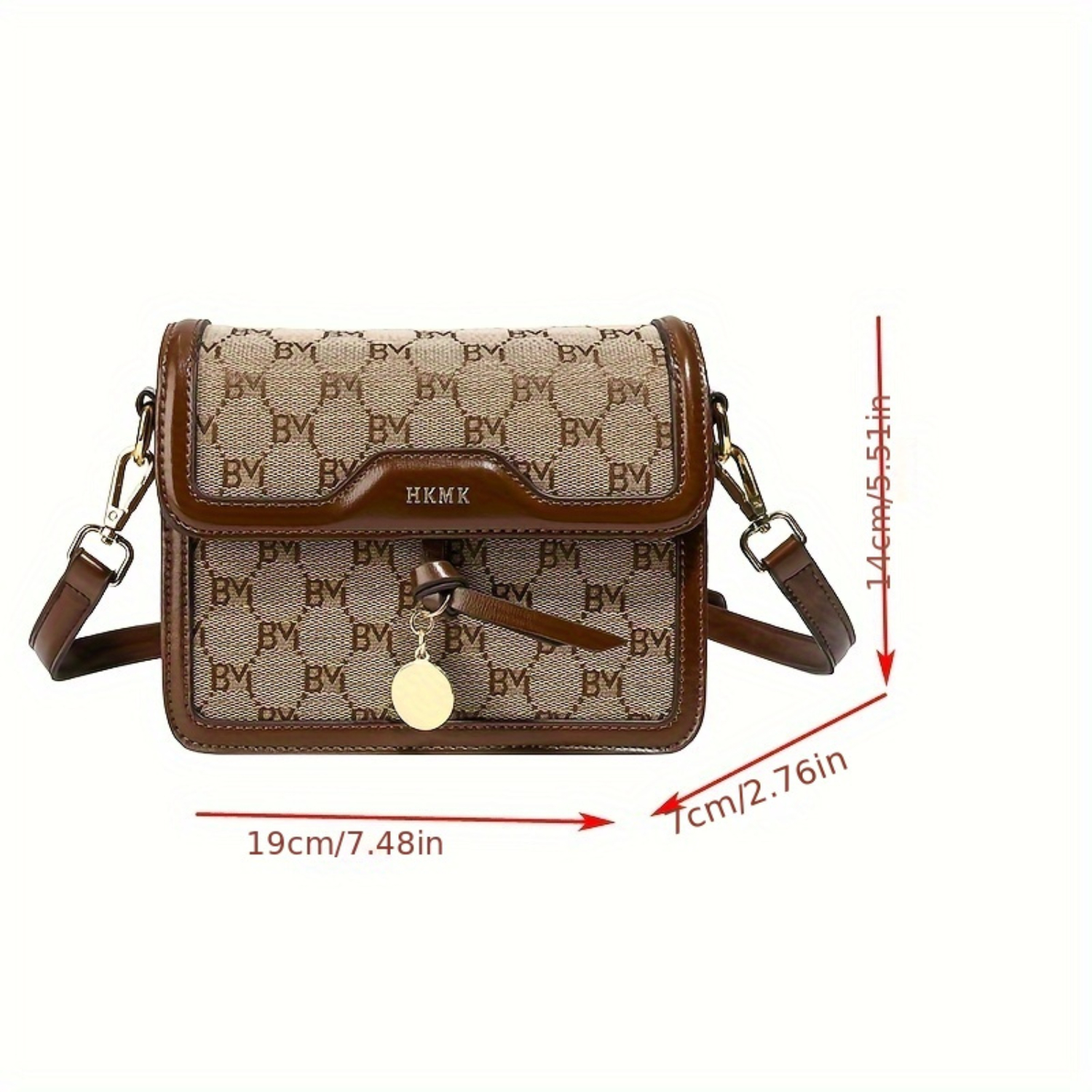 Designer-Inspired Crossbody Bag, Fashion Shoulder Bag, Versatile Handbag With Adjustable Strap