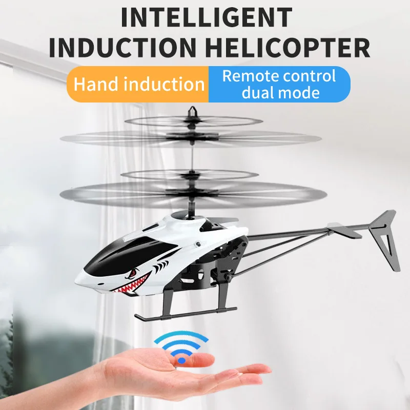 รีโมทคอนโทรลเครื่องบินเฮลิคอปเตอร์ Flying Mini ปฏิสัมพันธ์เครื่องบิน Gesture Sensing เด็กกระพริบเครื่องบินของเล่นเด็ก
