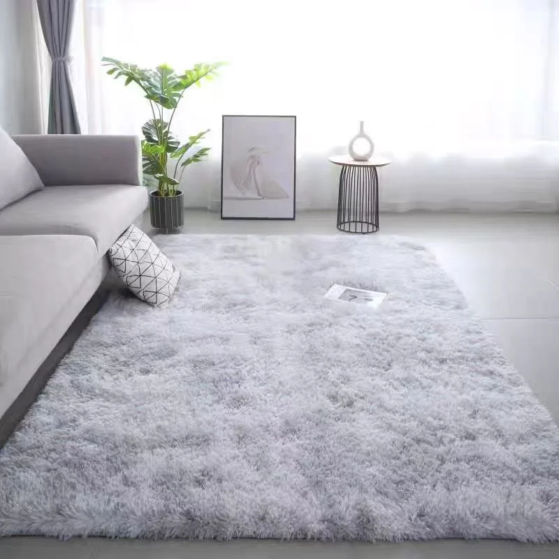 Clearance_Scandinavo Ins Style Filament Lana Tie-dye Velluto sfumato Lavabile Soggiorno Camera da letto Tappeto Zerbino Tappetino_Con