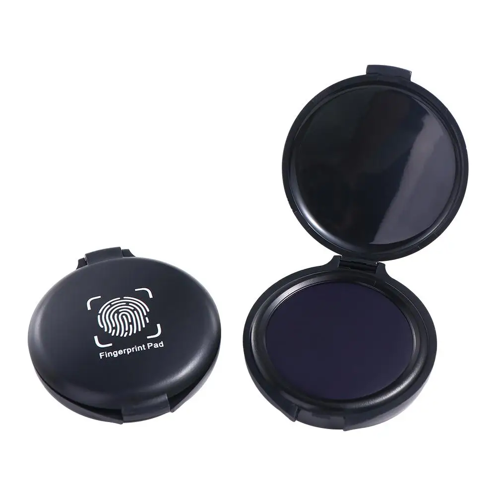 Fingerprint Ink Pad Thumbprint Ink Pad For Notary Fingerprint Id Security Identification Cards Fingerprint Black Stamp Ink Pad