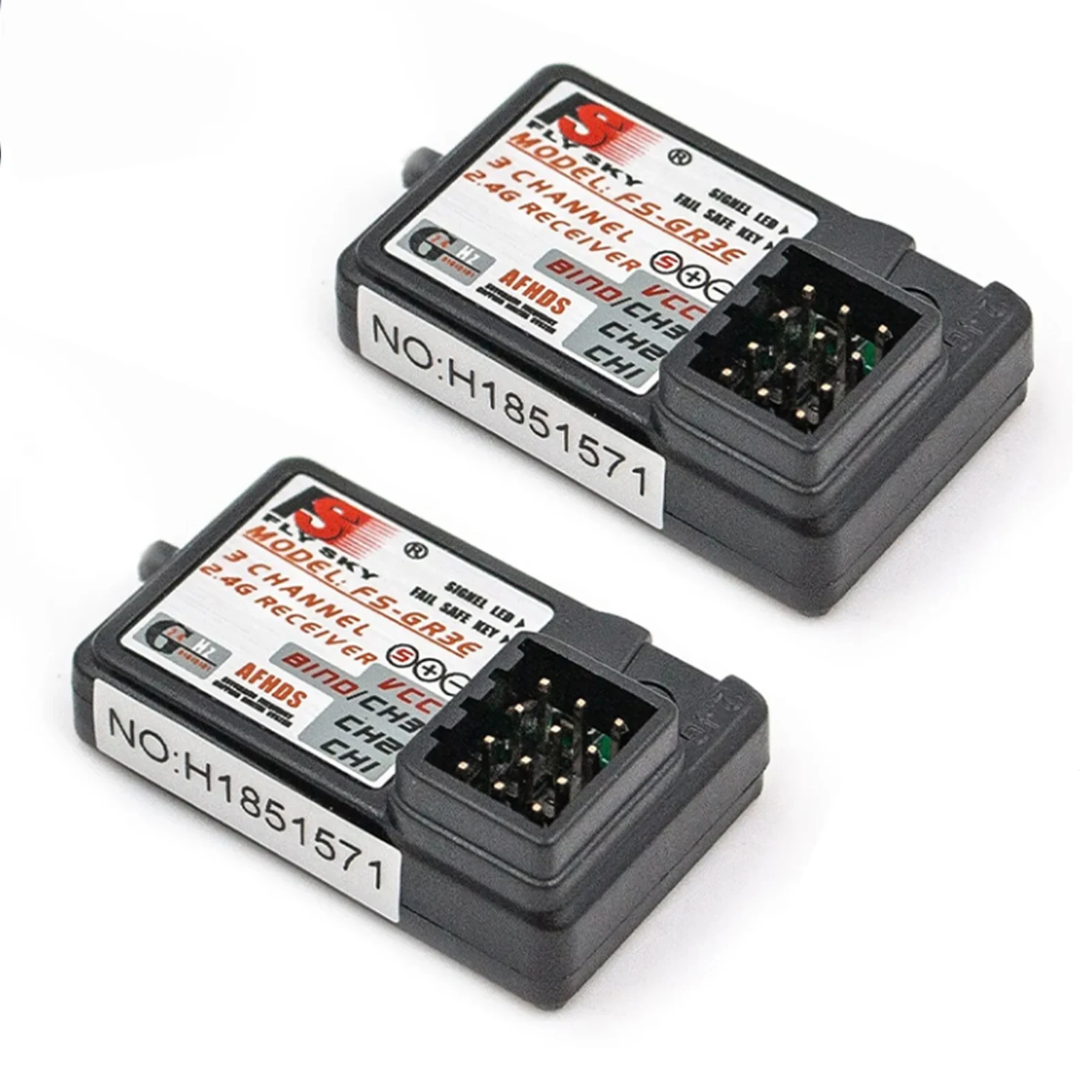 1/2/4pcs  FS-GR3E 3 Channel 2.4G GR3E Receiver with Failsafe GT3B GR3C Upgrade for RC Car Truck Boat GT3 GT2 Transmitter