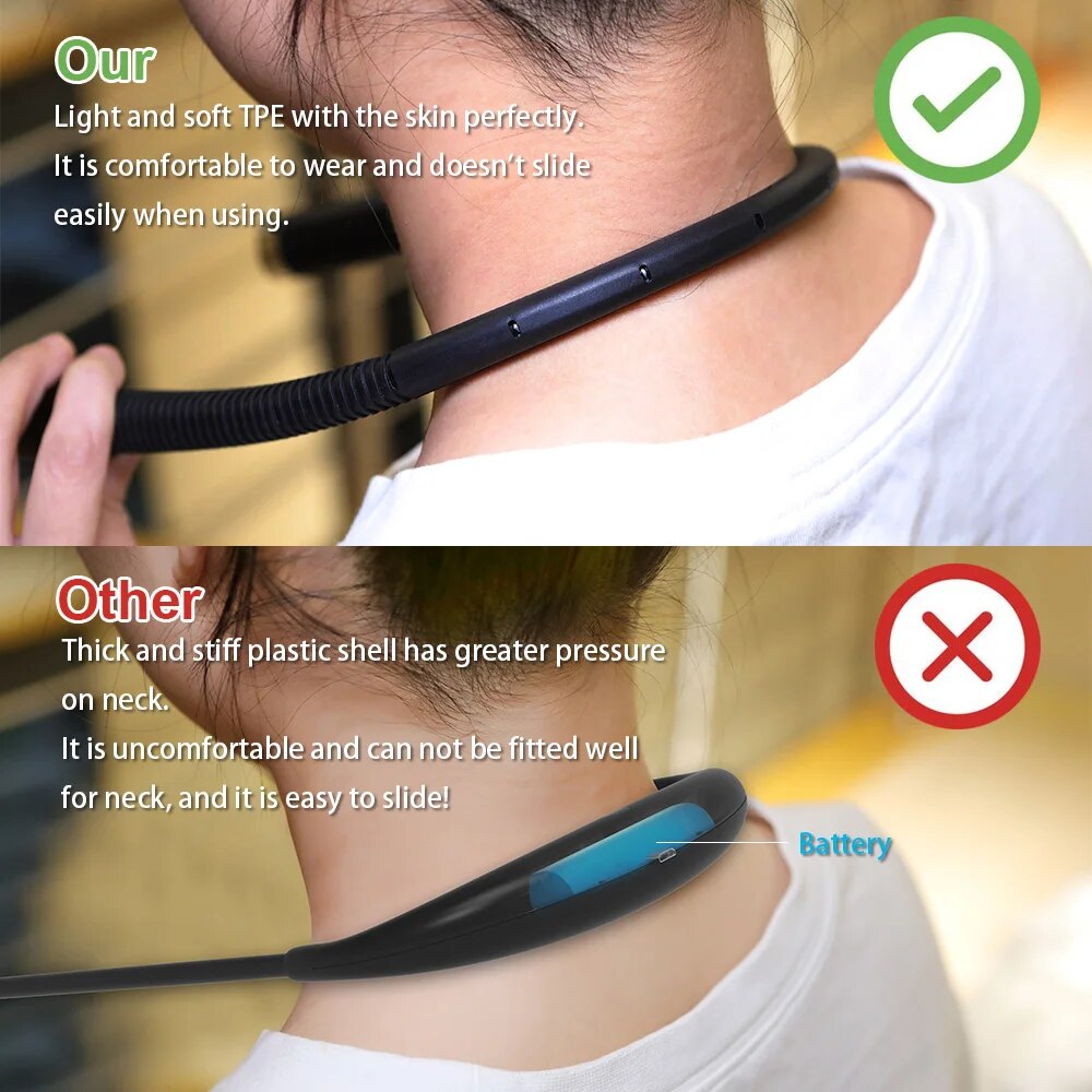 Luz de lectura para el cuello, luces para libros, lectura en la cama, plegable, de larga duración, portátil, recargable por USB, novedad, iluminación LED Flexible para libros