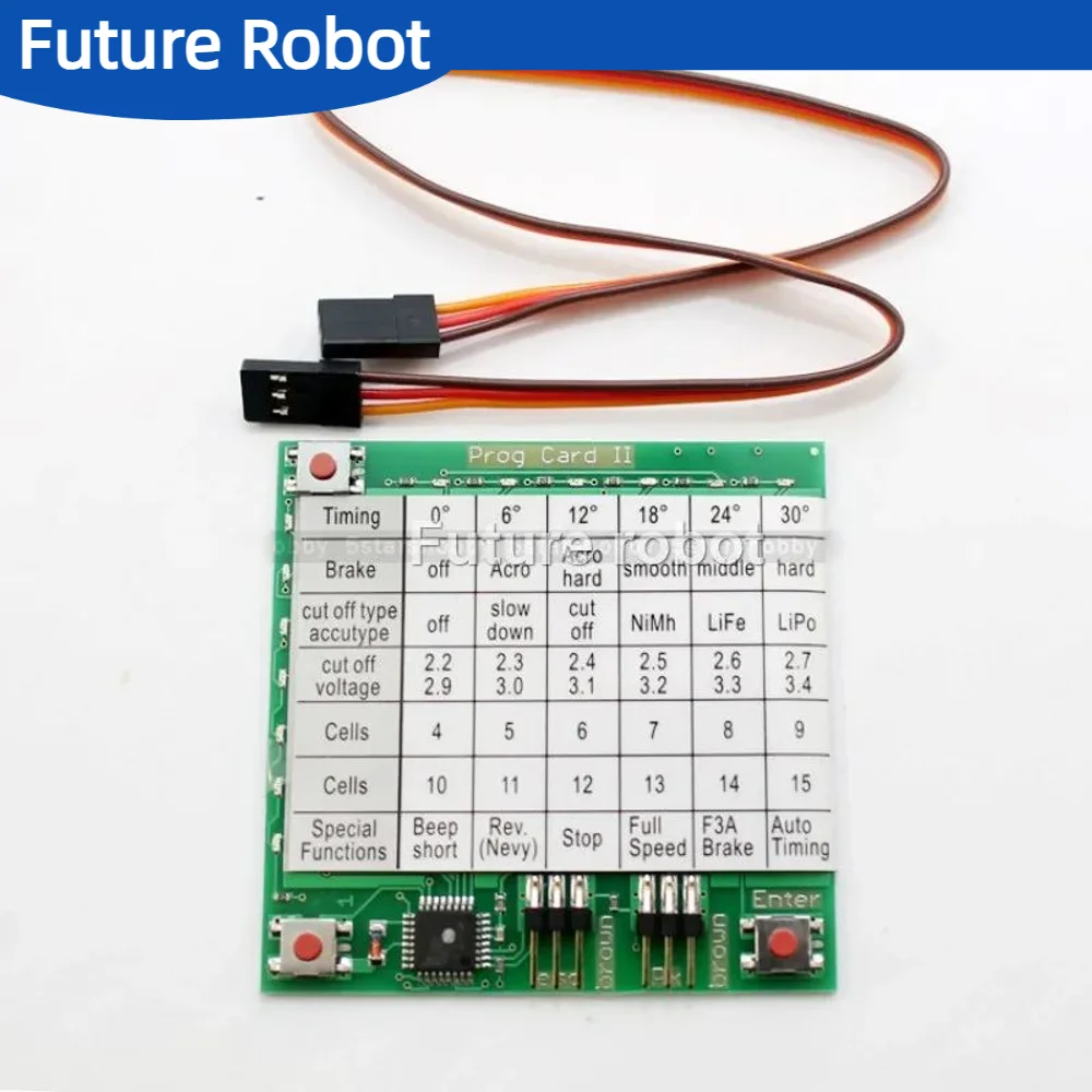 GARTT YPG Hobbyking YEP ESC Karta do programowania Karta do programowania Helikopter ESC dla GARTT YPG / Hobbyking YEP ESC