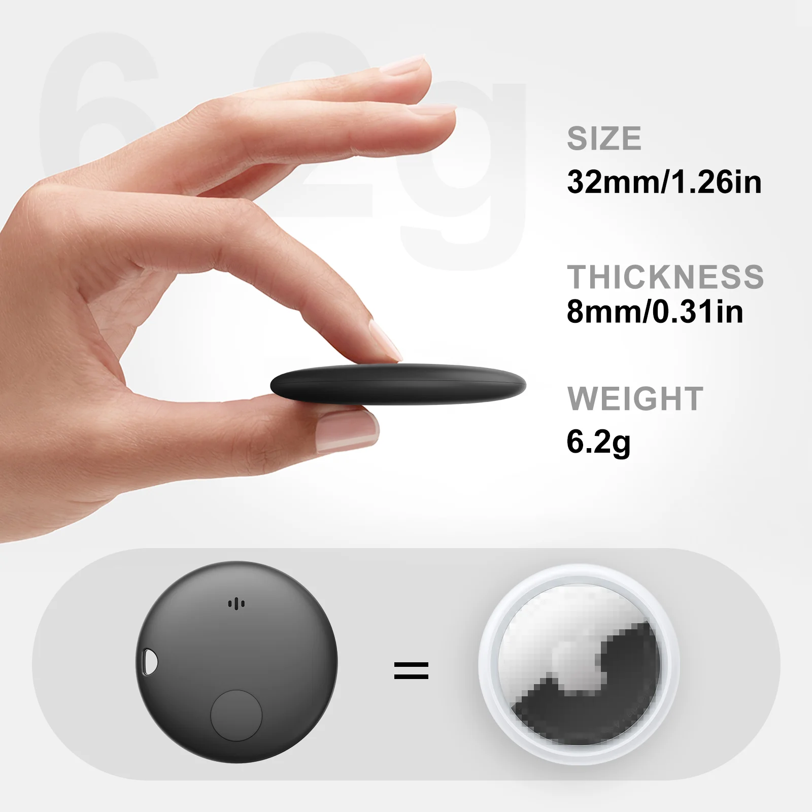 Mini urządzenie śledzące dla Apple Find My Key Smart Tracking iTag Child Finder Pet Car GPS Lost Smart Bluetooth Tracker IOS System
