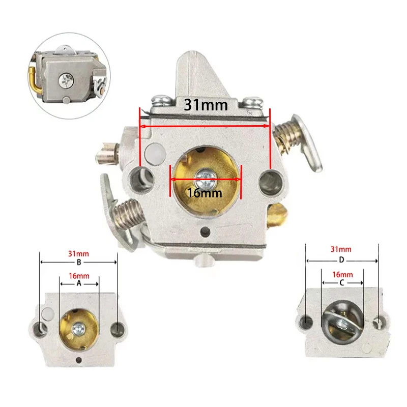 Carburetor Replacement For Sthil Chainsaw 017 018 MS 170 180 1130 120 0603 C1Q-S57 C1Q-S57A C1Q-S57B F1CD