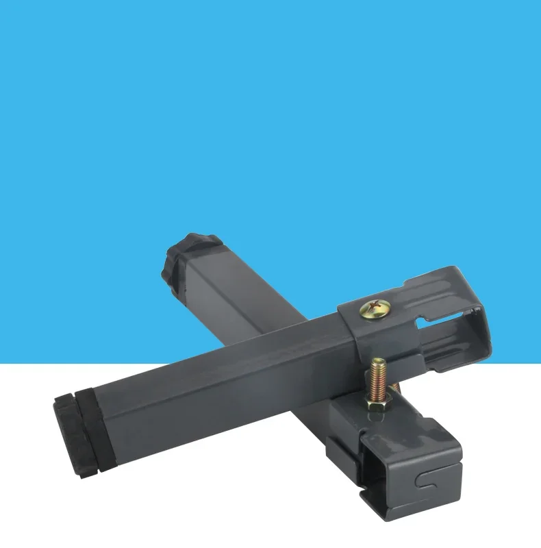 Gambe da tavolo rialzate per letto quadrato in metallo con morsetto in altezza regolabile per telaio del letto Tatami Hardware per vite del piede di supporto fisso
