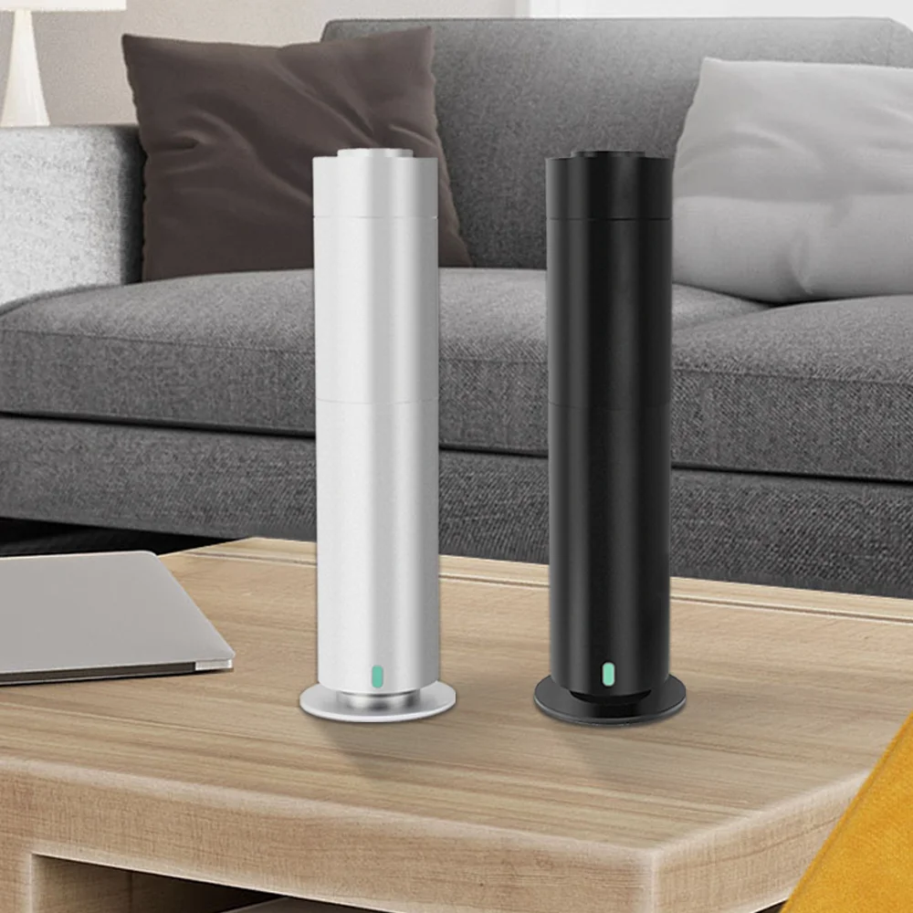 120ml Remote-Controlled Modern Metal Tower Aroma Diffuser Machine Stylish Scent Diffuser with Remote Control