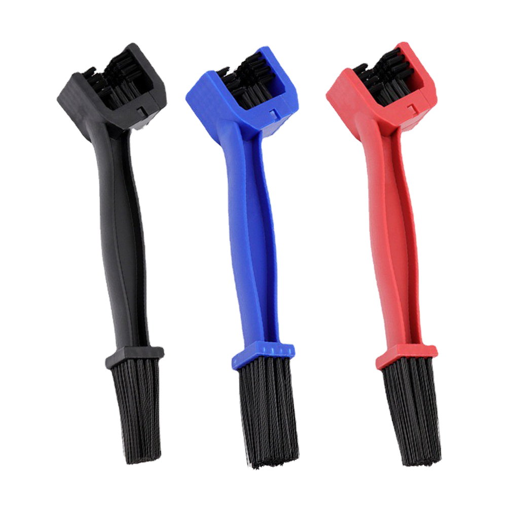 Limpiador de cepillo para cadena de motocicleta, cepillo de plástico para bicicleta/Moto, limpiador de cadena limpio, depurador para exteriores, herramientas de cuidado de carretera, piezas de motocicleta