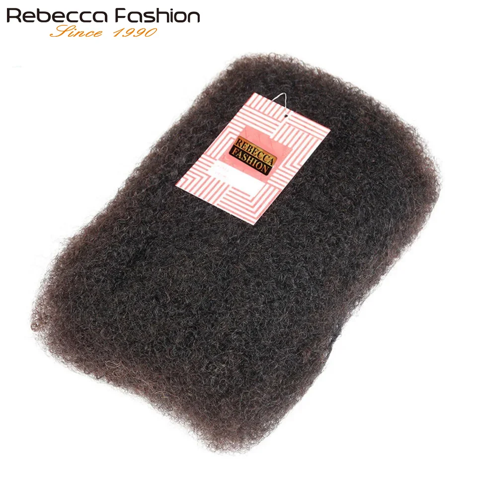 Zacht en lichtgewicht Afro Kinky bulkhaar 100% echt haar met natuurlijke textuur, comfortabel en langdurig gebruik 16A maagdelijk haar