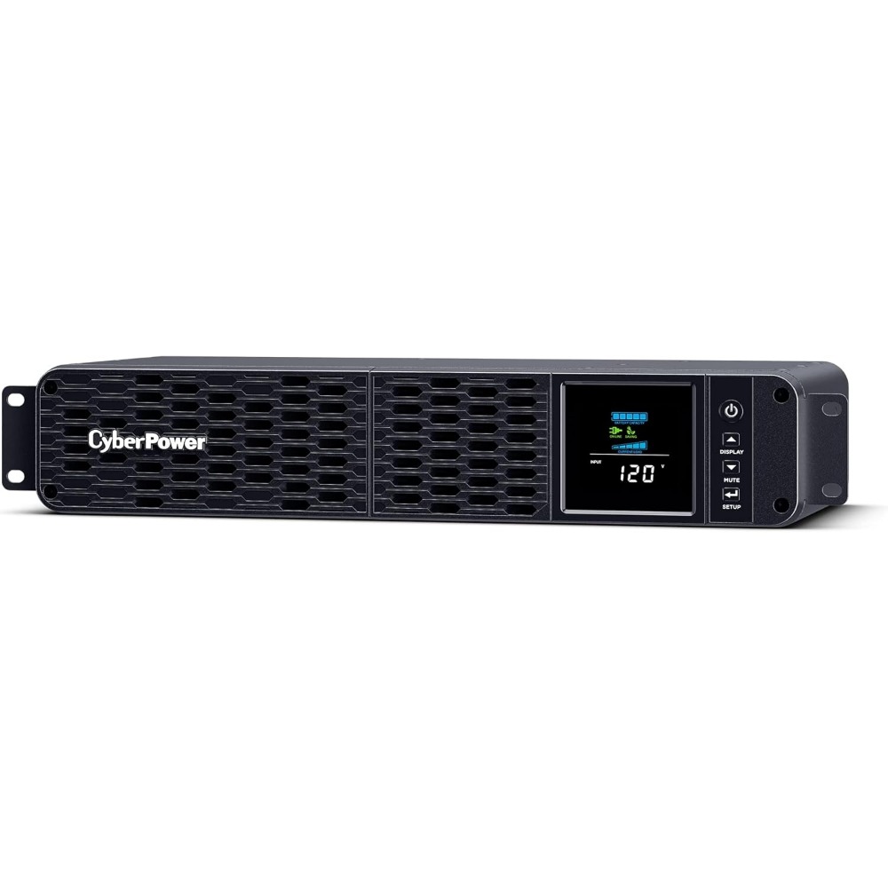 CP1500PFCRM2U PFC Sinewave UPS System, 1500VA/1000W, 8 Outlets, AVR, Short Depth 2U Rackmount