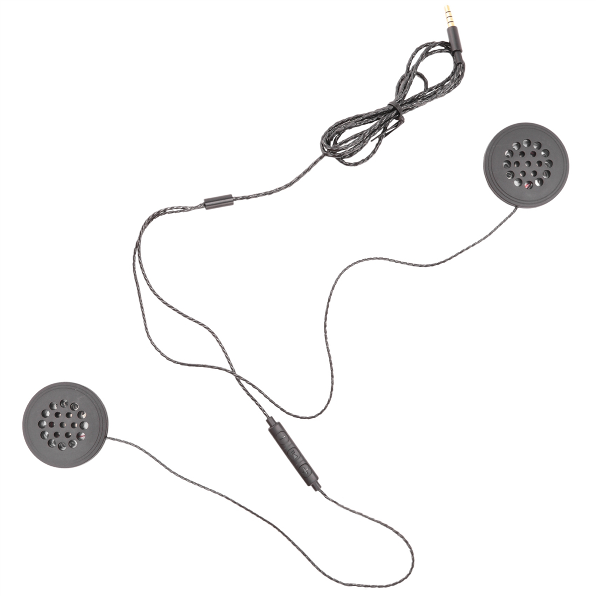 BAAU 3X ชุดหูฟังหมวกกันน็อครถจักรยานยนต์ลําโพงแจ็ค 3.5 มม.หูฟังแบบมีสายหูฟังหูฟังพร้อมไมโครโฟน HD