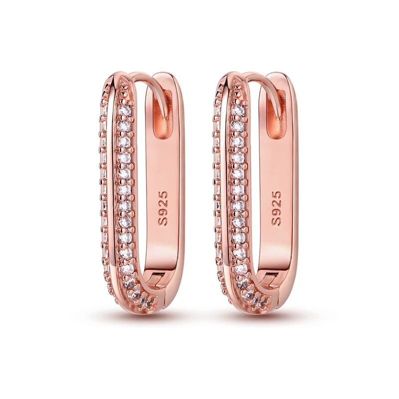 NIEUWE 925 Sterling Zilveren Hart Hoepel Oorbellen Ingelegd Zirkoon CZ Infinity Liefde Gouden Oorbellen Voor Vrouwen Huwelijkscadeau Luxe Sieraden