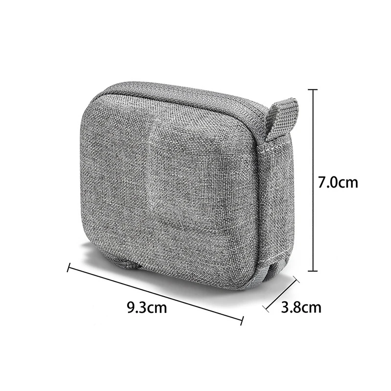 Mini Custodia per GoPro Hero 12 11 10 9 8 Nero Action Camera Custodia protettiva impermeabile EVA portatile Go Pro Accessori