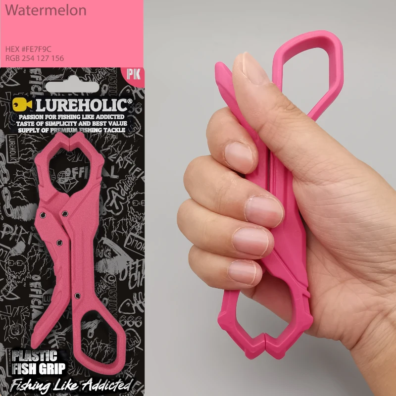 4 colores para opción, mini agarre de plástico para peces Lureholic, espacio amplio, sin daños a los peces, lubina de pesca con señuelo ligero de 13,5 cm y 37g